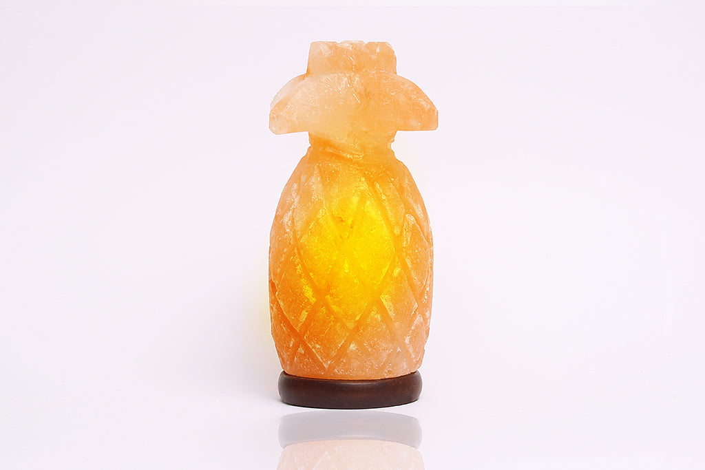 100% Natural Himalayan Salt Pineapple Lamp 7 lbs