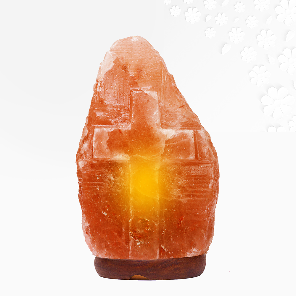 Himalayan Salt CROSS Lamp