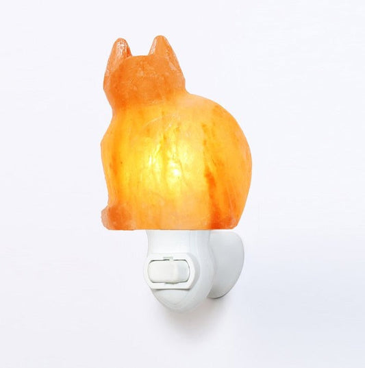 Himalayan Salt Cat Night Light