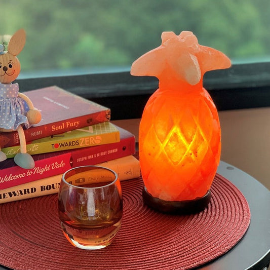 100% Natural Himalayan Salt Pineapple Lamp 7 lbs