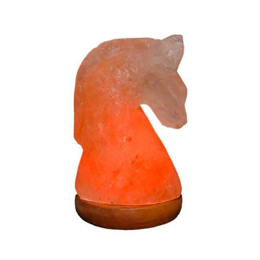 Himalayan Salt Mini Horse USB Lamp